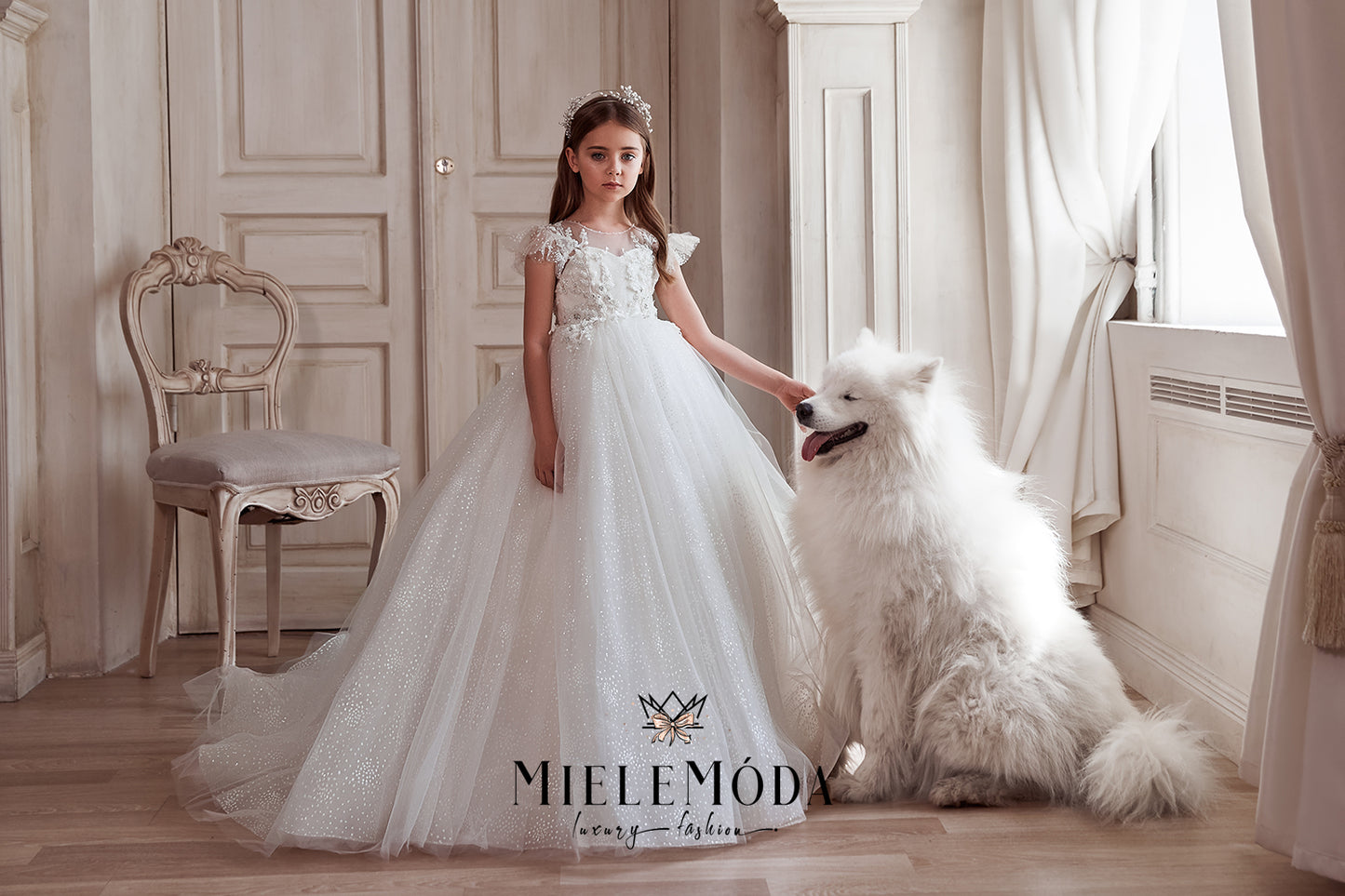 Aurelia Couture Communion Flower Girl Dress