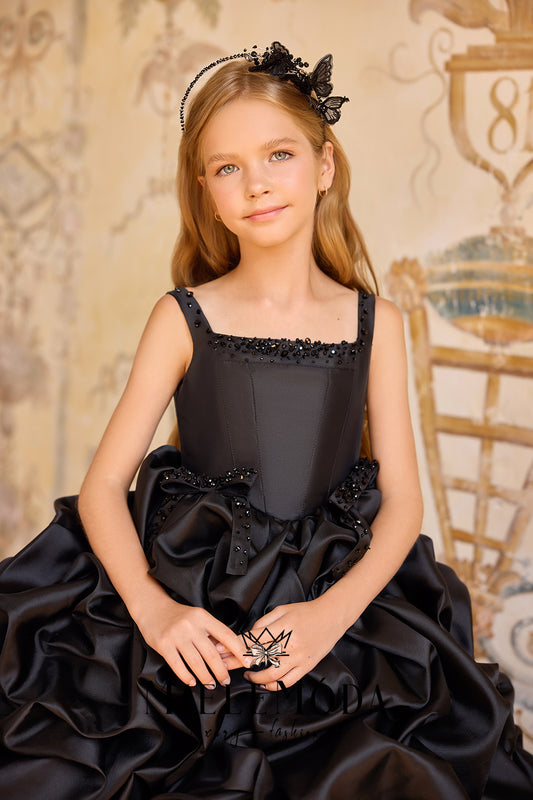 Bal du Château Couture Beaded Flower Girl Dress