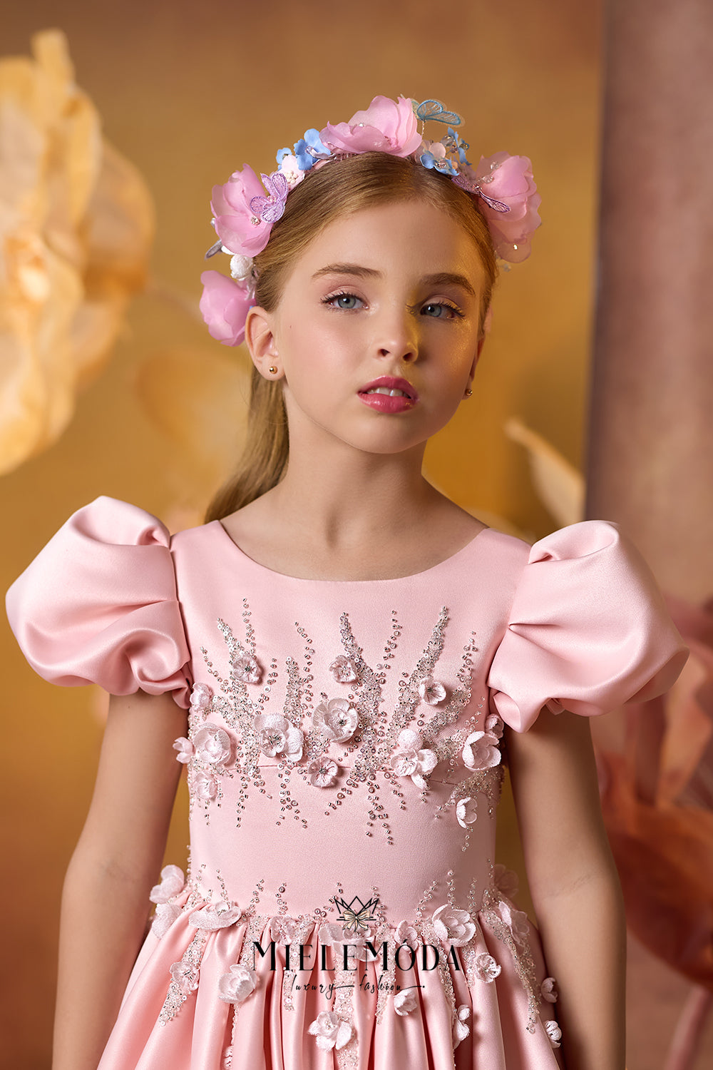 Beatrice Flower Girl Butterfly Luxury Hair Accessory