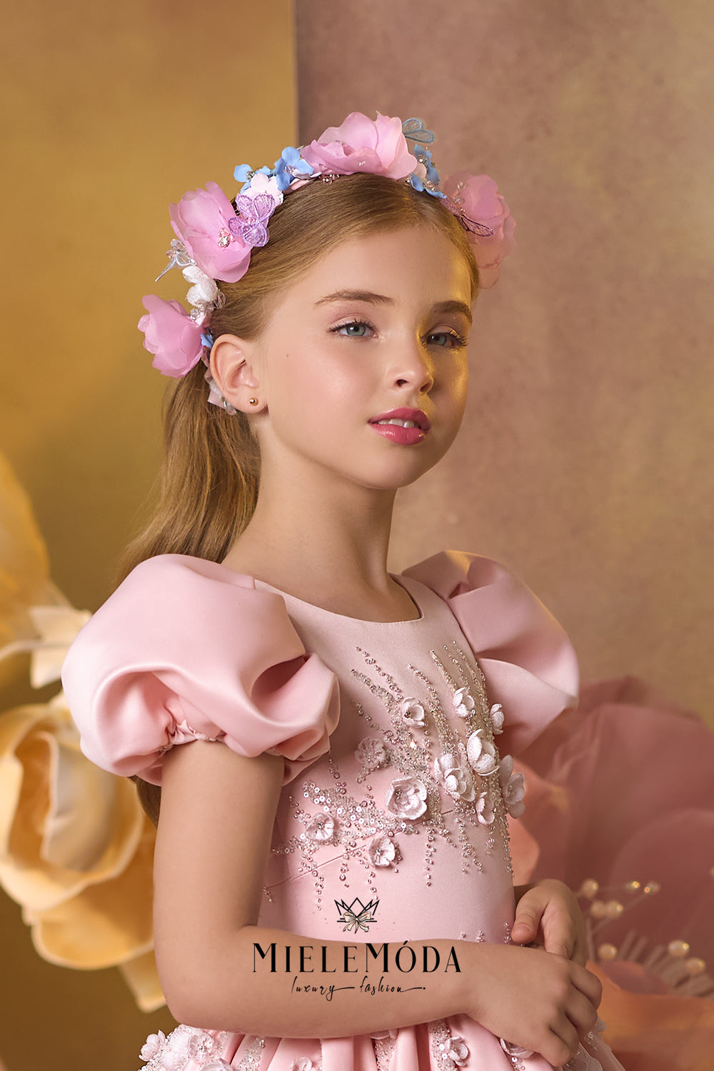 Beatrice Flower Girl Butterfly Luxury Hair Accessory