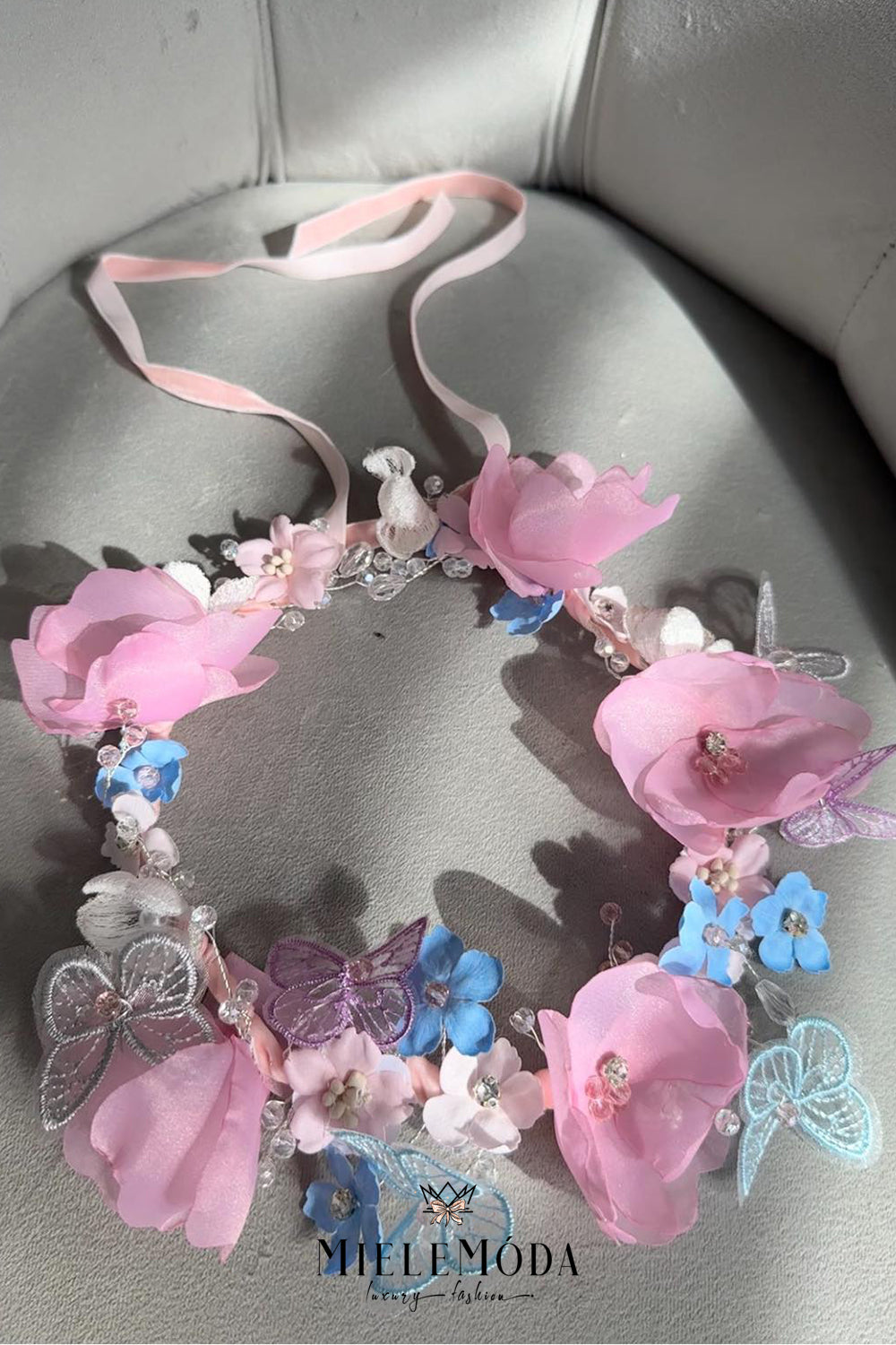 Beatrice Flower Girl Butterfly Luxury Hair Accessory
