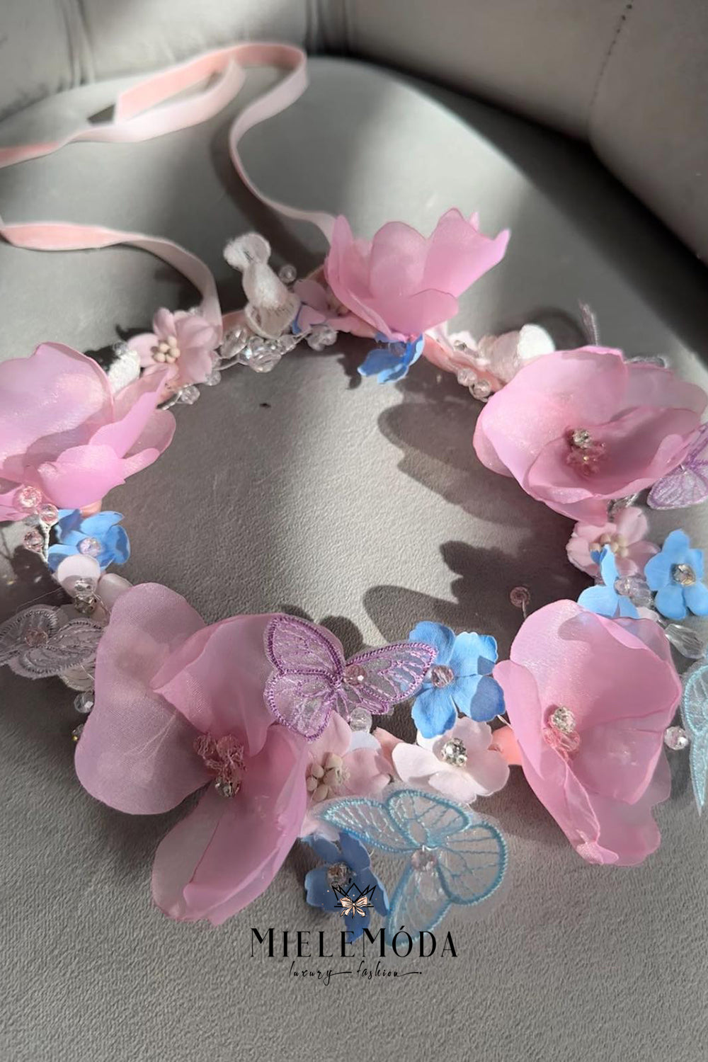 Beatrice Flower Girl Butterfly Luxury Hair Accessory