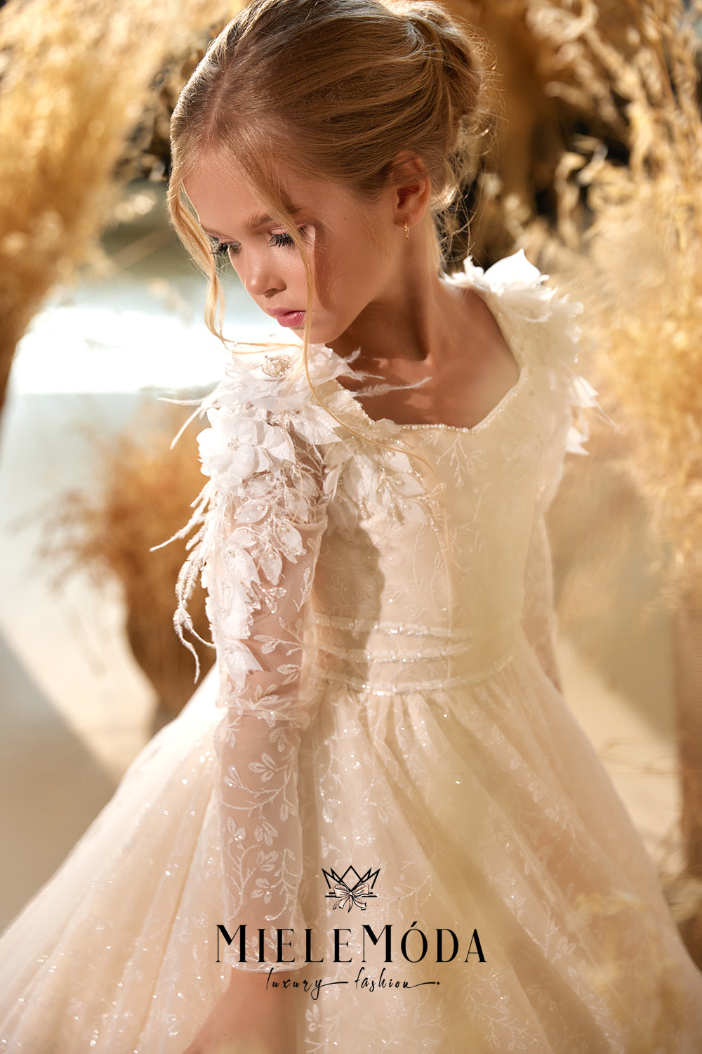 Bellerose Luxury Couture Flower Girl Dress