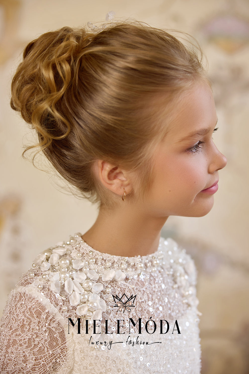 Bianca Noelle Couture Flower Girl Communion Dress