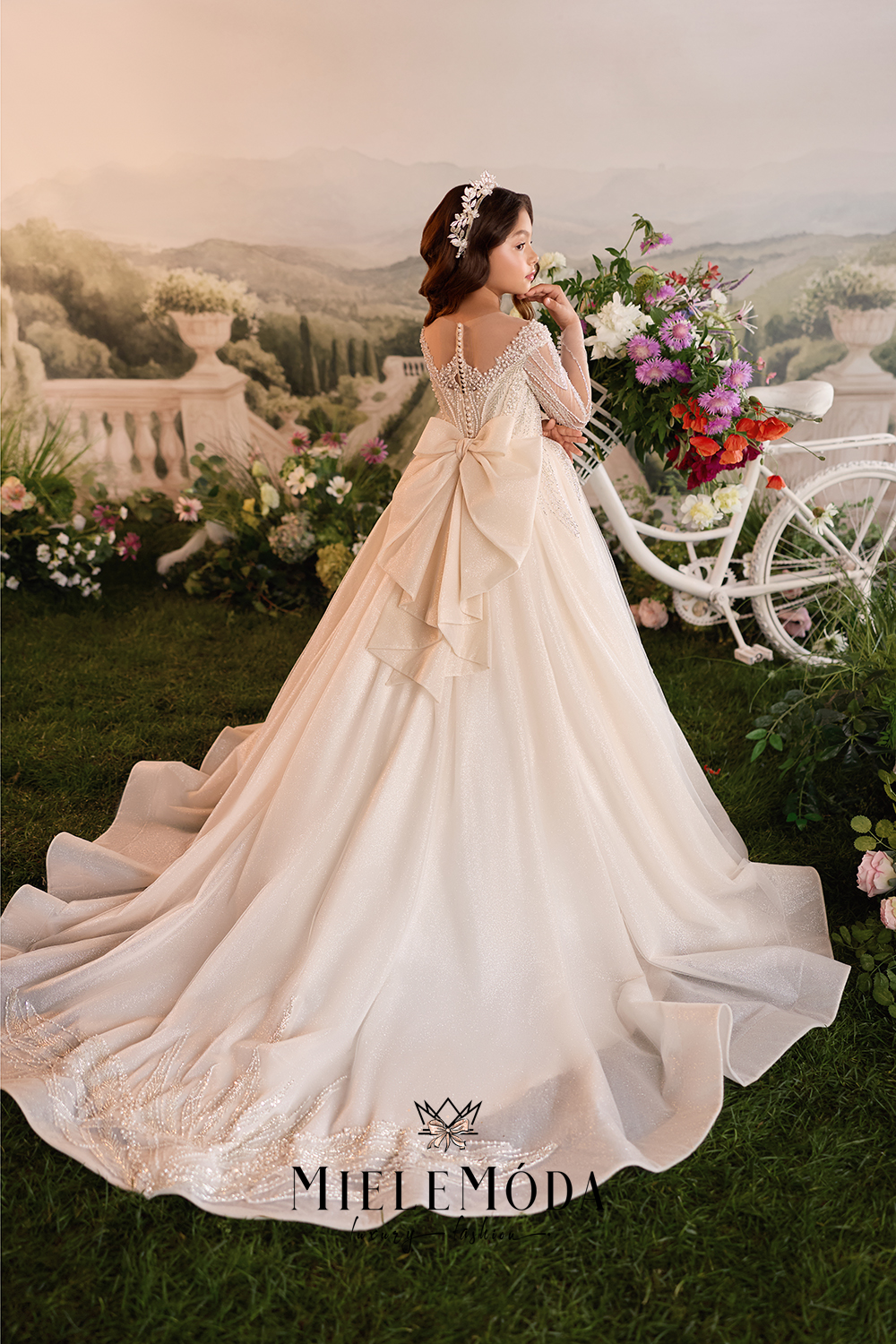 Bianka Luxury Communion Flower Girl Dress