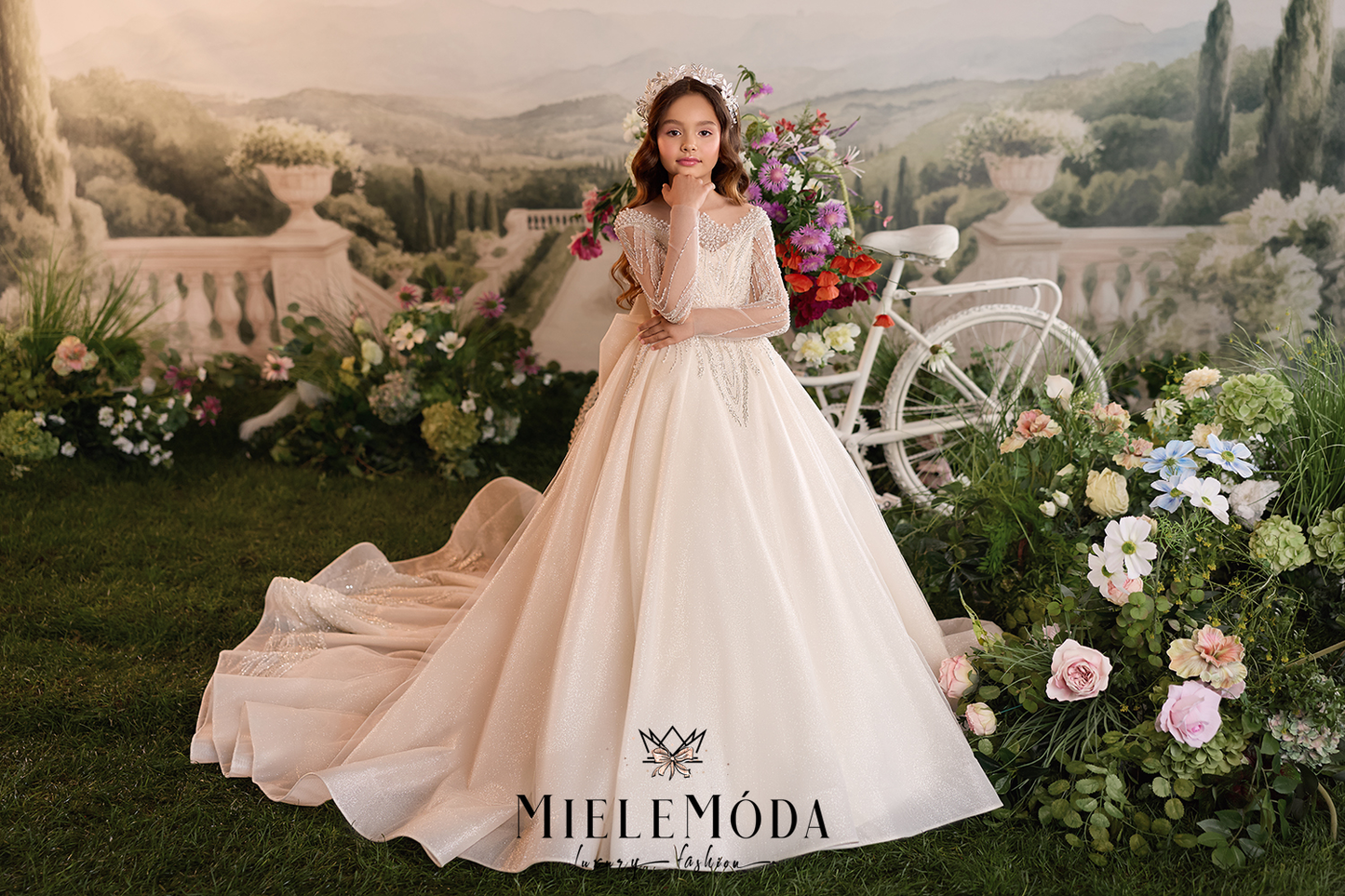 Bianka Luxury Communion Flower Girl Dress