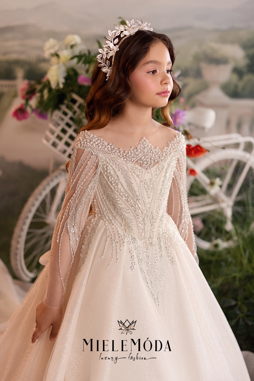 Bianka Luxury Communion Flower Girl Dress