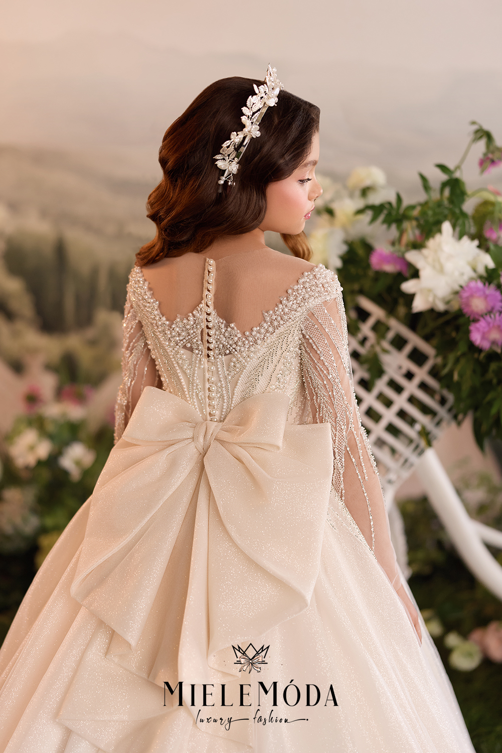 Bianka Luxury Communion Flower Girl Dress