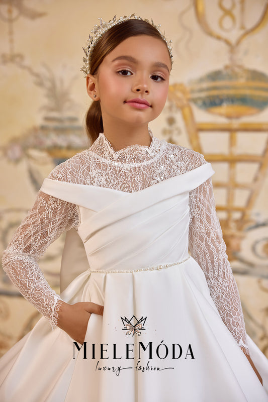 Couronne de Fleur Luxury First Communion Dress