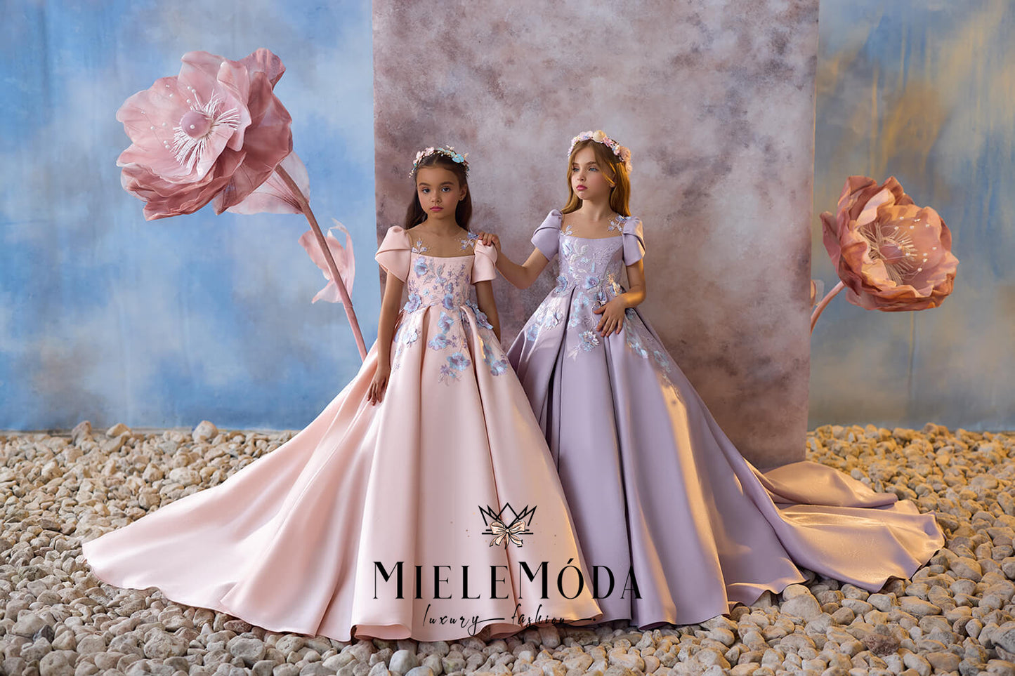 Elysian Garden Couture Flower Girl Dress