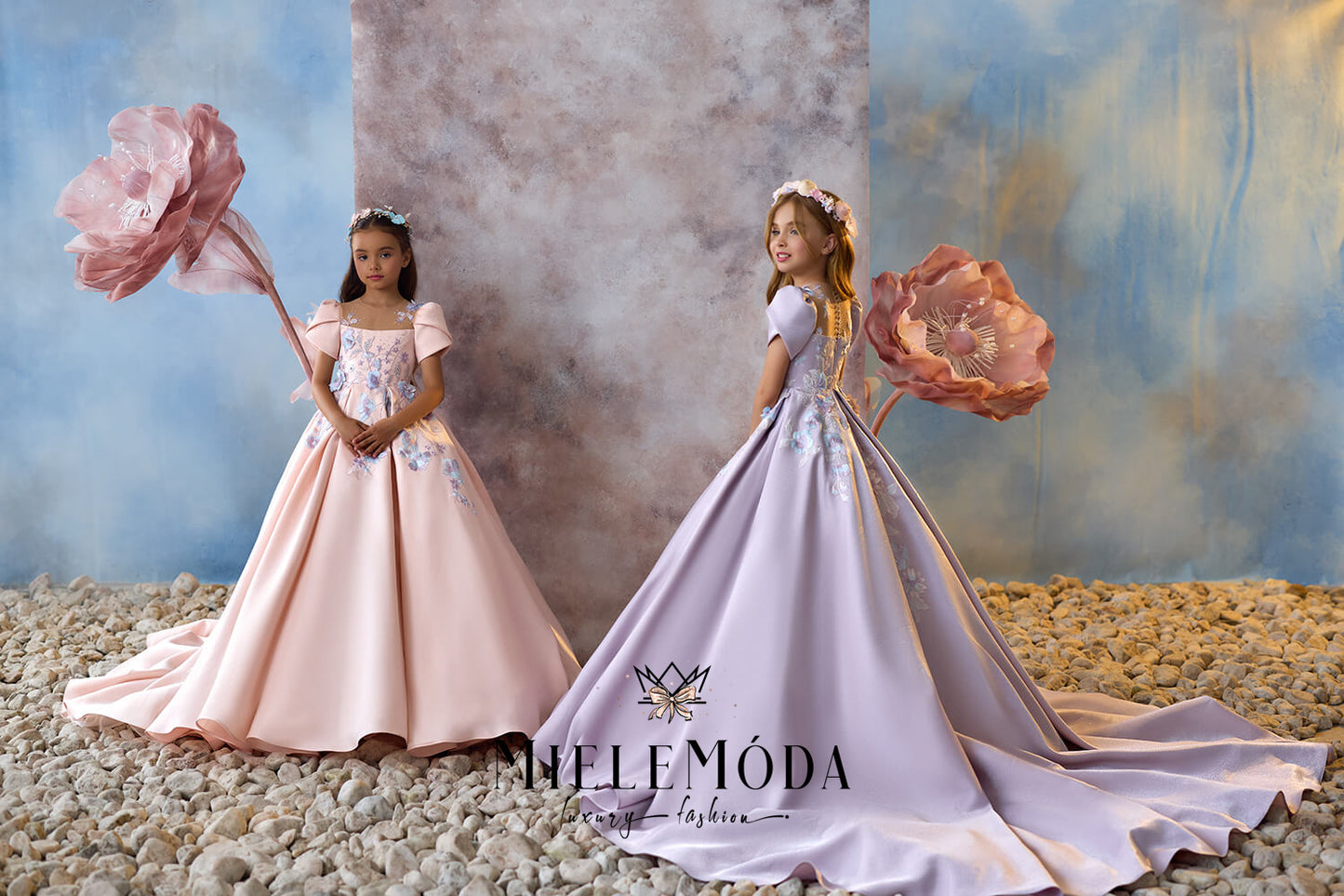 Elysian Garden Couture Flower Girl Dress