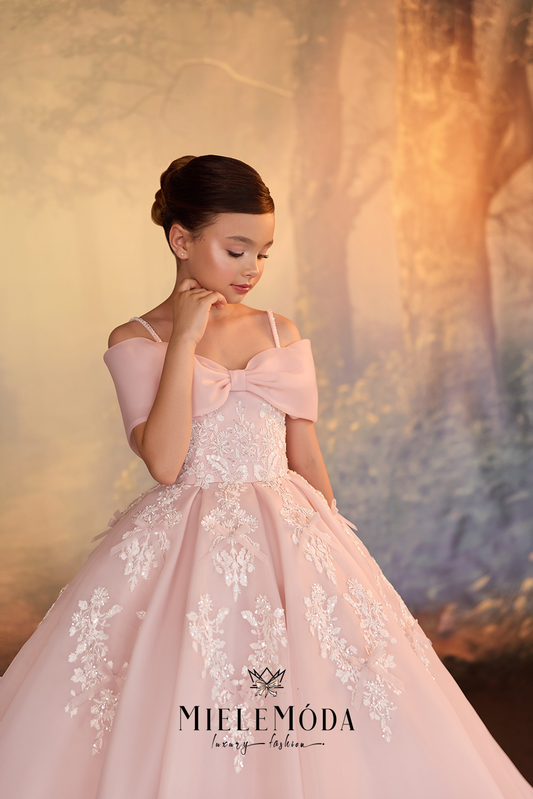 Emilia Luxury Flower Girl Party Birthday Dress