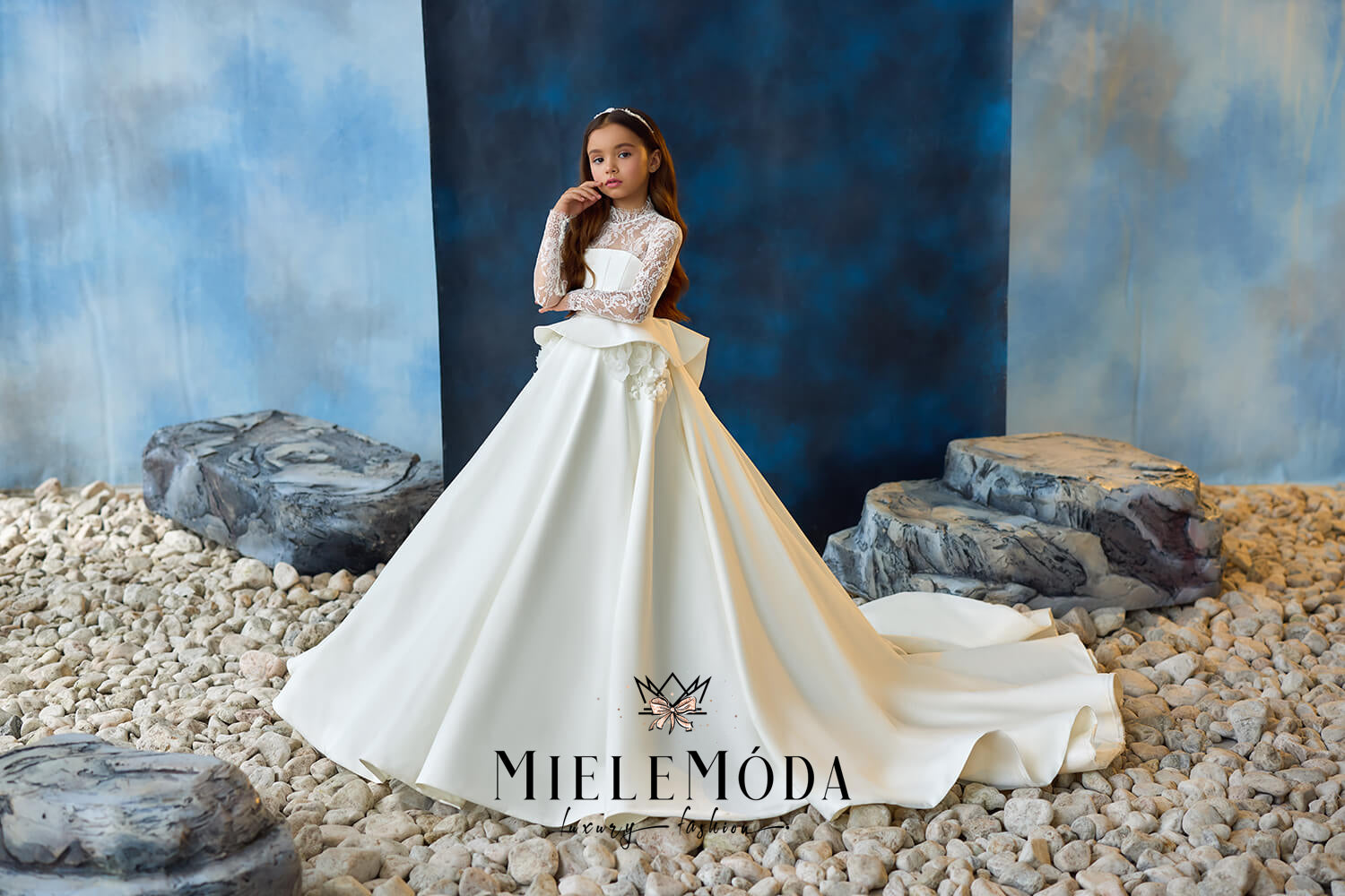 Empress Lily First Communion Dress - Miele Moda Luxury Fashion