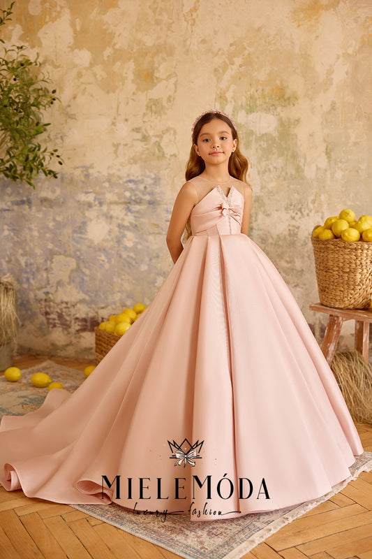 Étoile Rose Couture Flower Girl Communion Dress