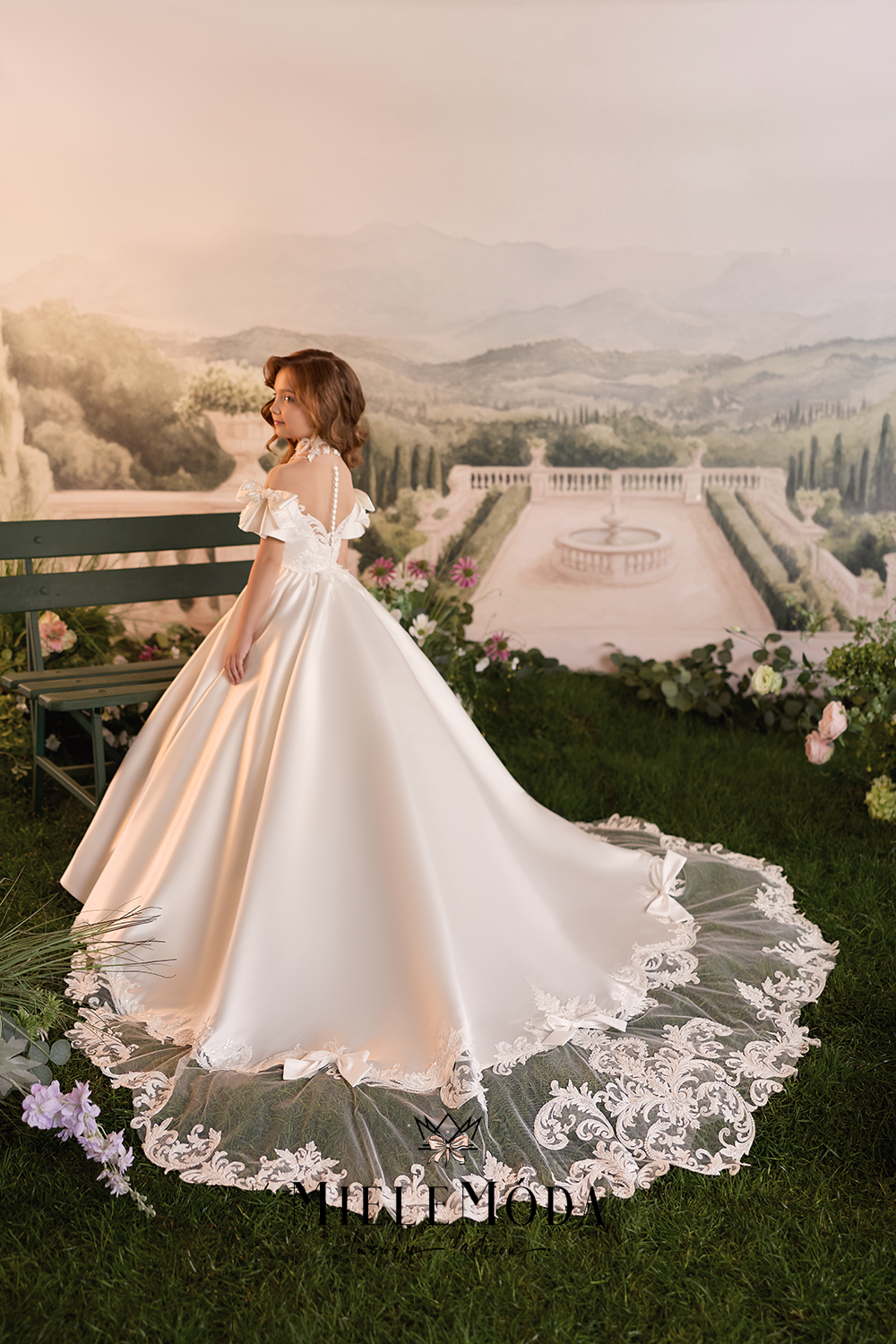 Fiorella Couture Flower Girl First Communion Dress