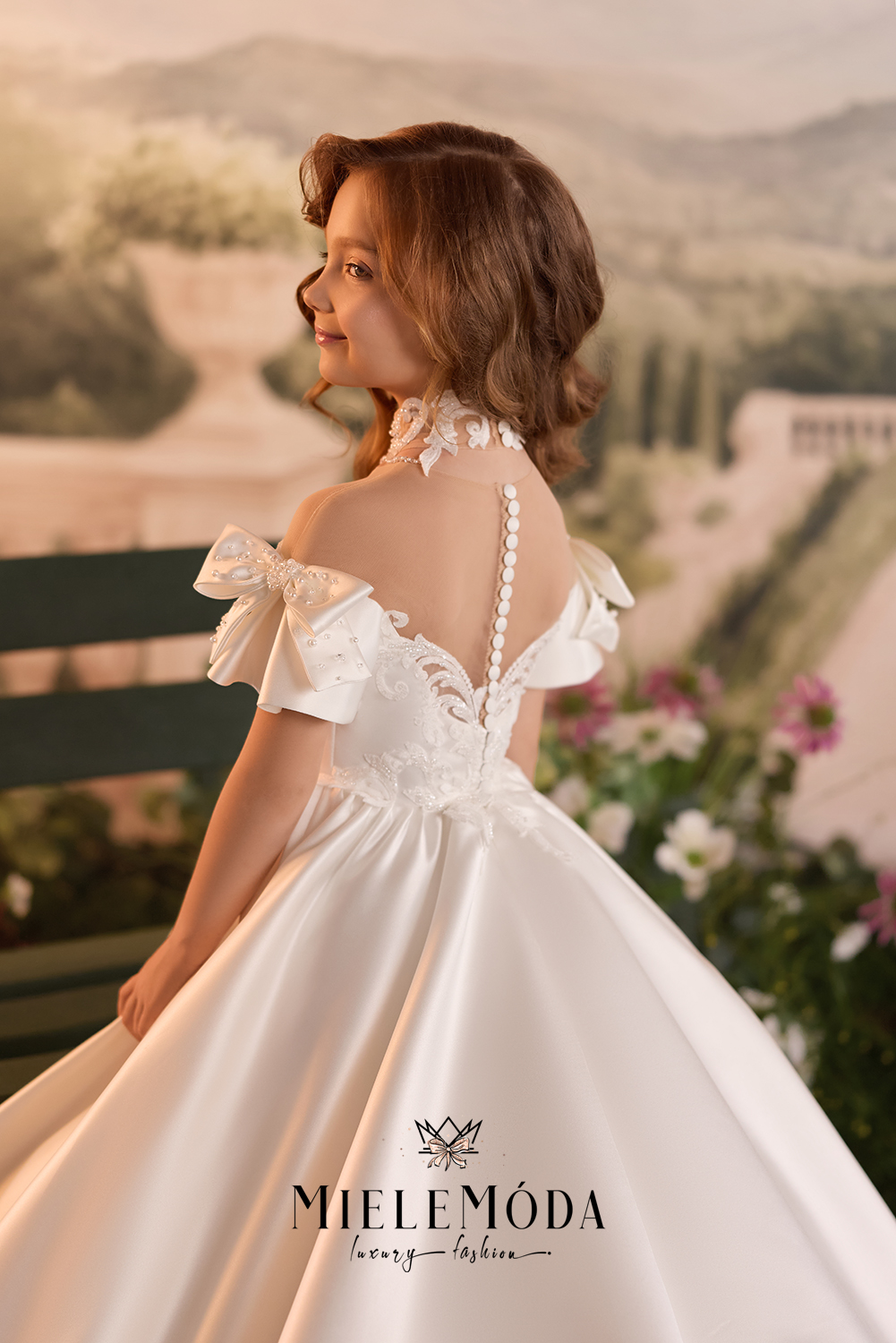 Fiorella Couture Flower Girl First Communion Dress