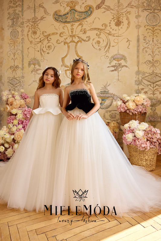 Fleur d’Ange Couture Flower Girl Communion Dress