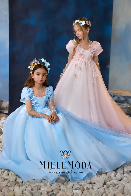 Floral Reverie Luxury Flower Girl Dress