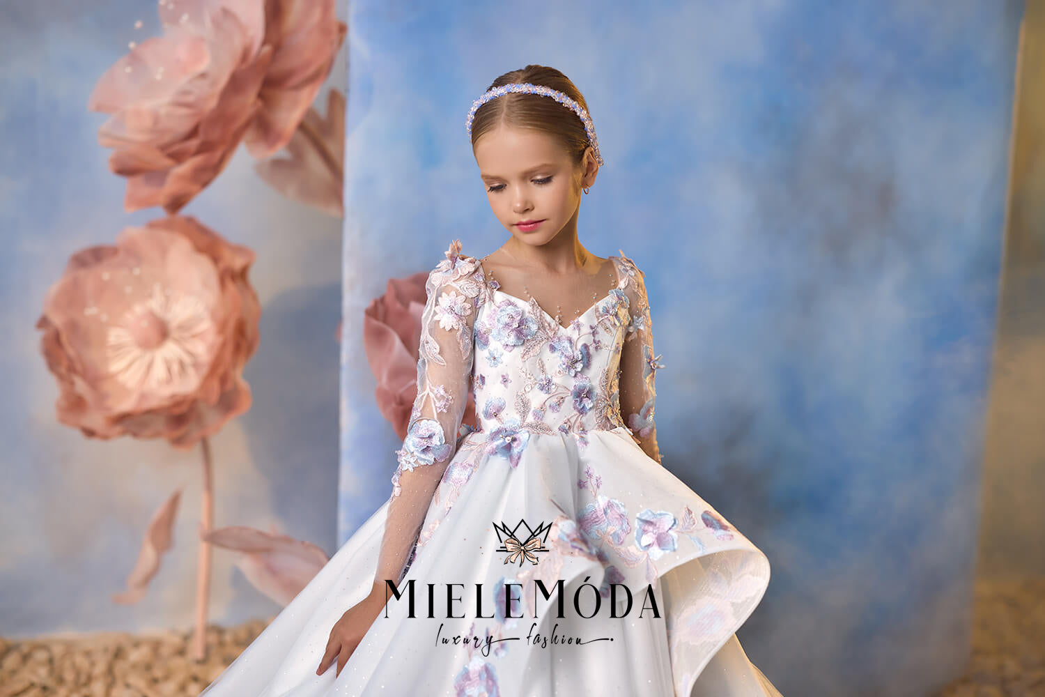 Frosted Lily Luxury First Communion Dress