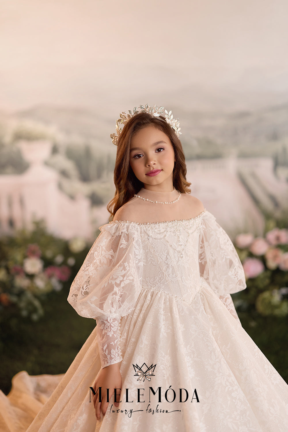 Ginevra First Communion Flower Girl Dress