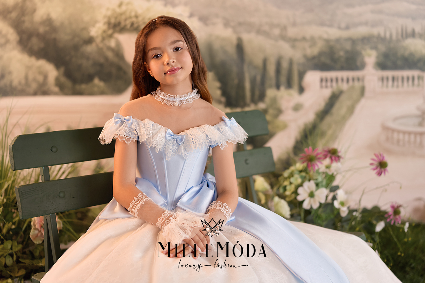 Isabeau Luxury Flower Girl Birthday Party Dress