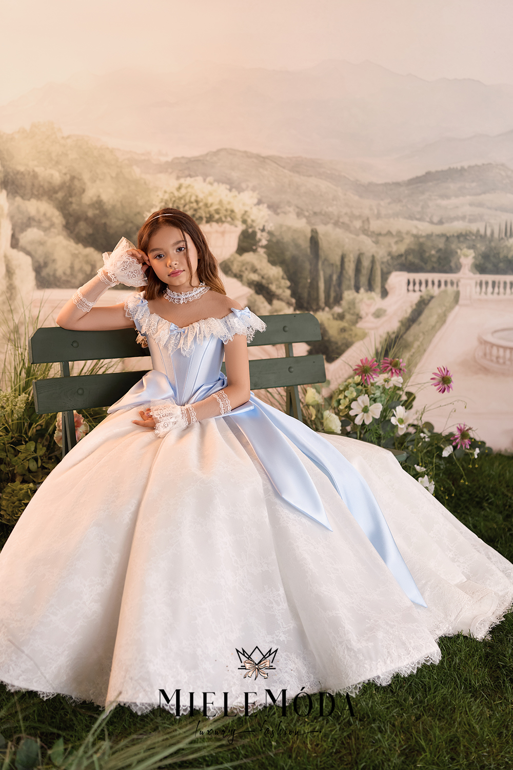 Isabeau Luxury Flower Girl Birthday Party Dress