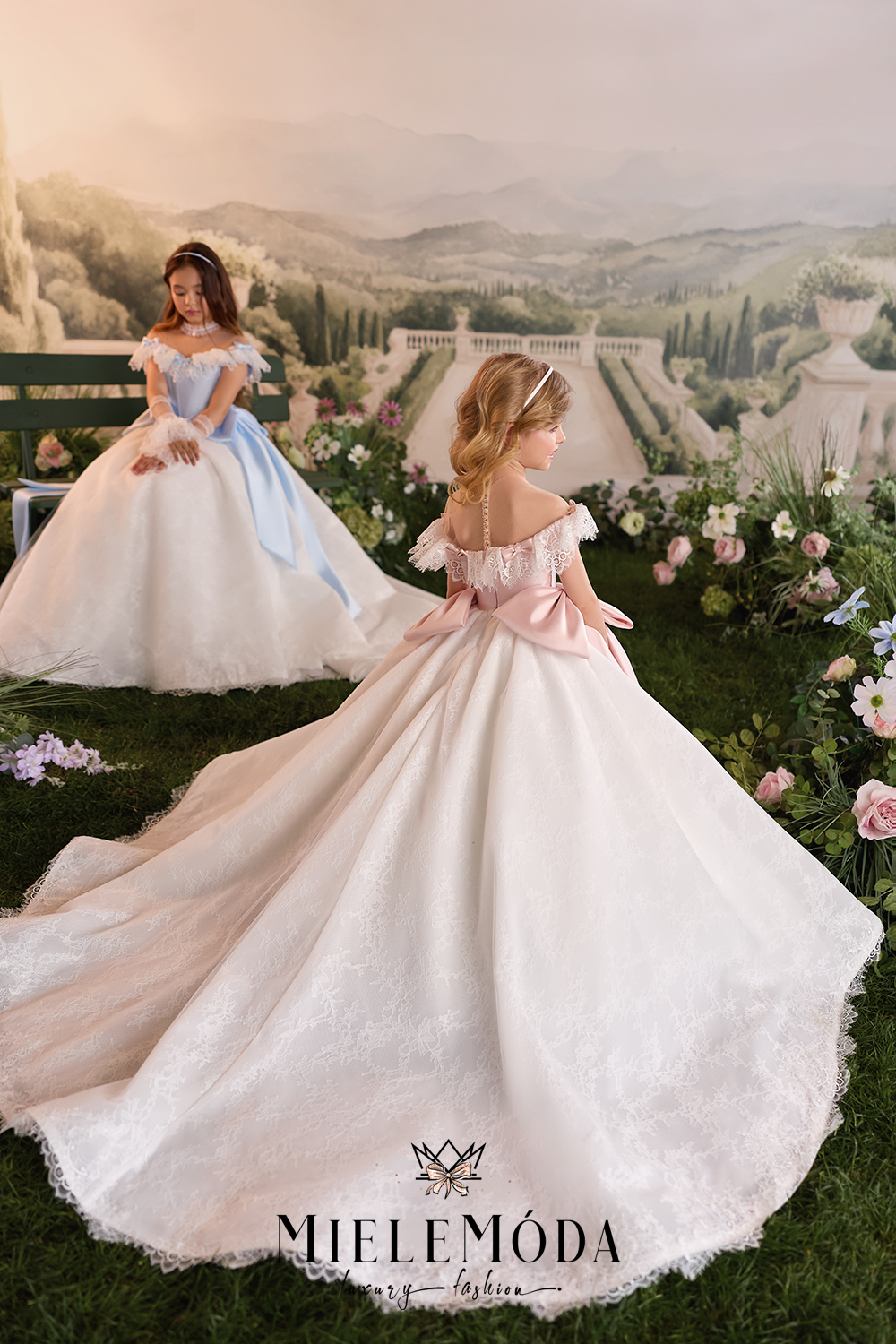 Isabeau Luxury Flower Girl Birthday Party Dress