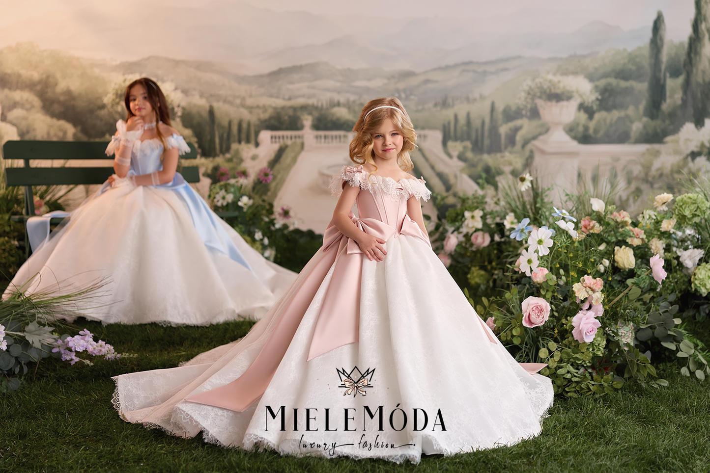 Isabeau Luxury Flower Girl Birthday Party Dress