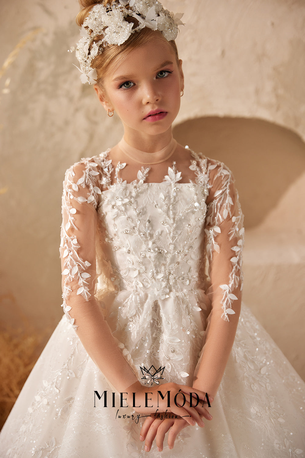 Ivy Couture Flower Girl Communion Dress