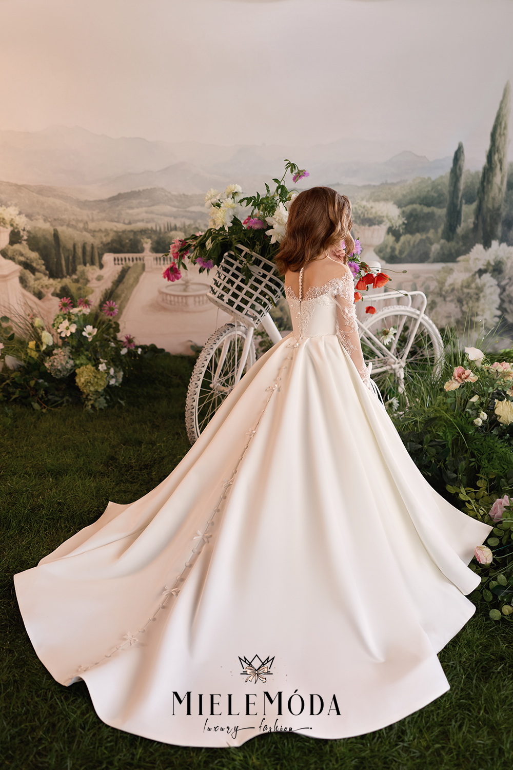 Juliette Flower Girl Communion Lace Dress