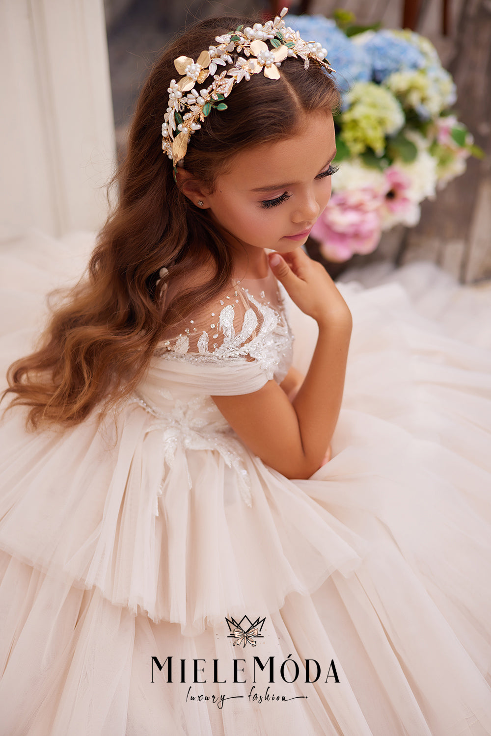 Kassiani Couture Flower Girl Communion Dress