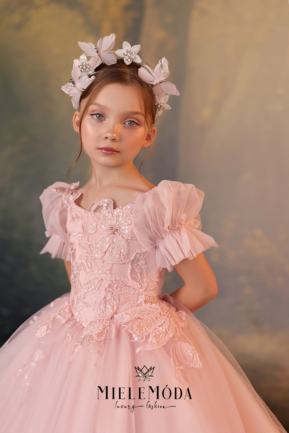 Laurette Couture Flower Girl Princess Party Dress