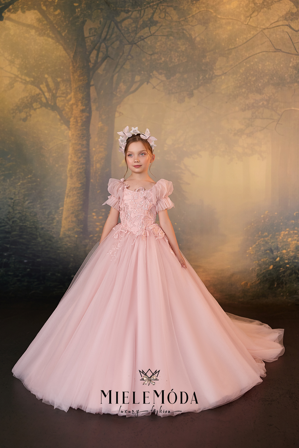 Laurette Couture Flower Girl Princess Party Dress
