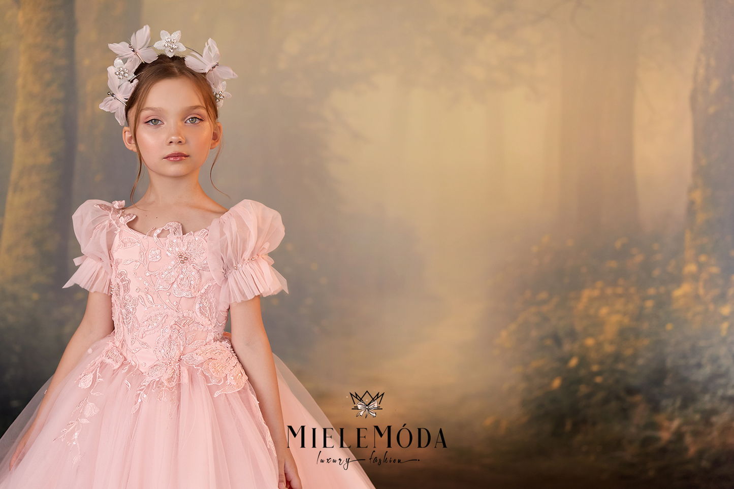 Laurette Couture Flower Girl Princess Party Dress