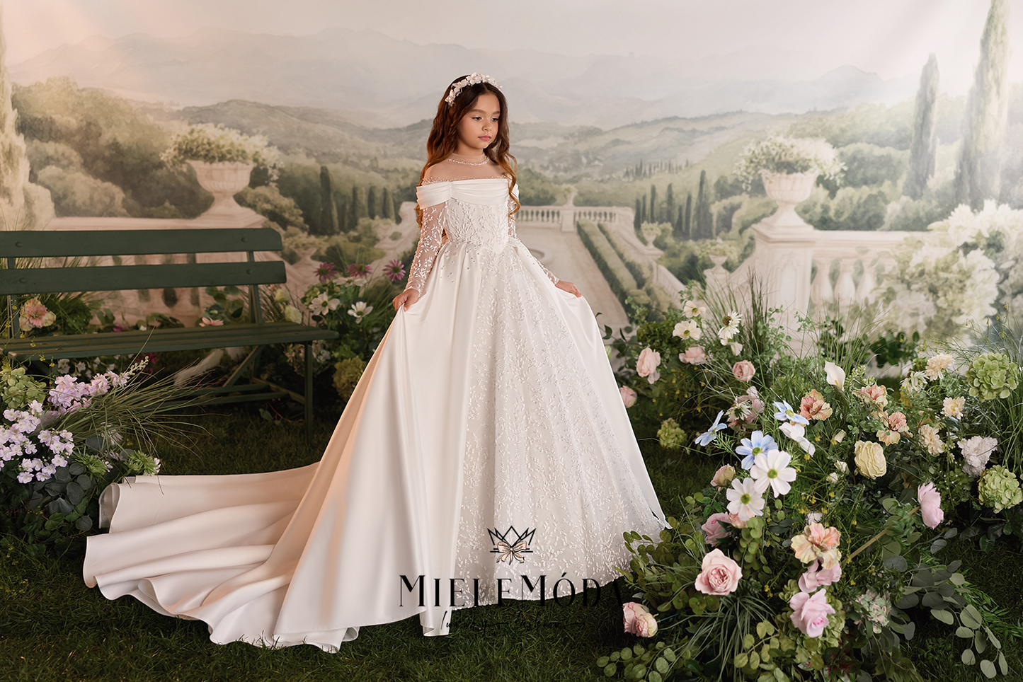 Léonie Couture Communion Flower Girl Dress