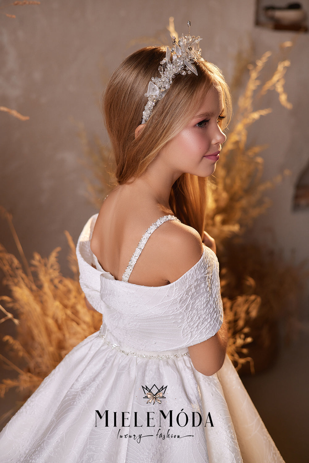 Linnea Couture Flower Girl Communion Dress