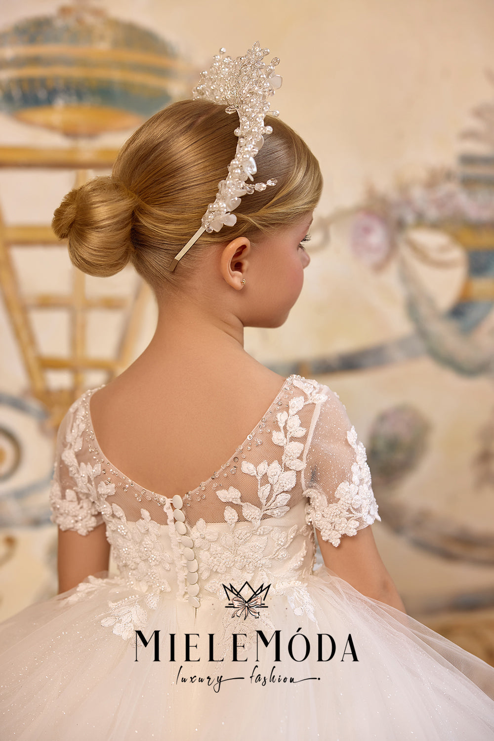 Lys d’Amour Couture Flower Girl Communion Dress
