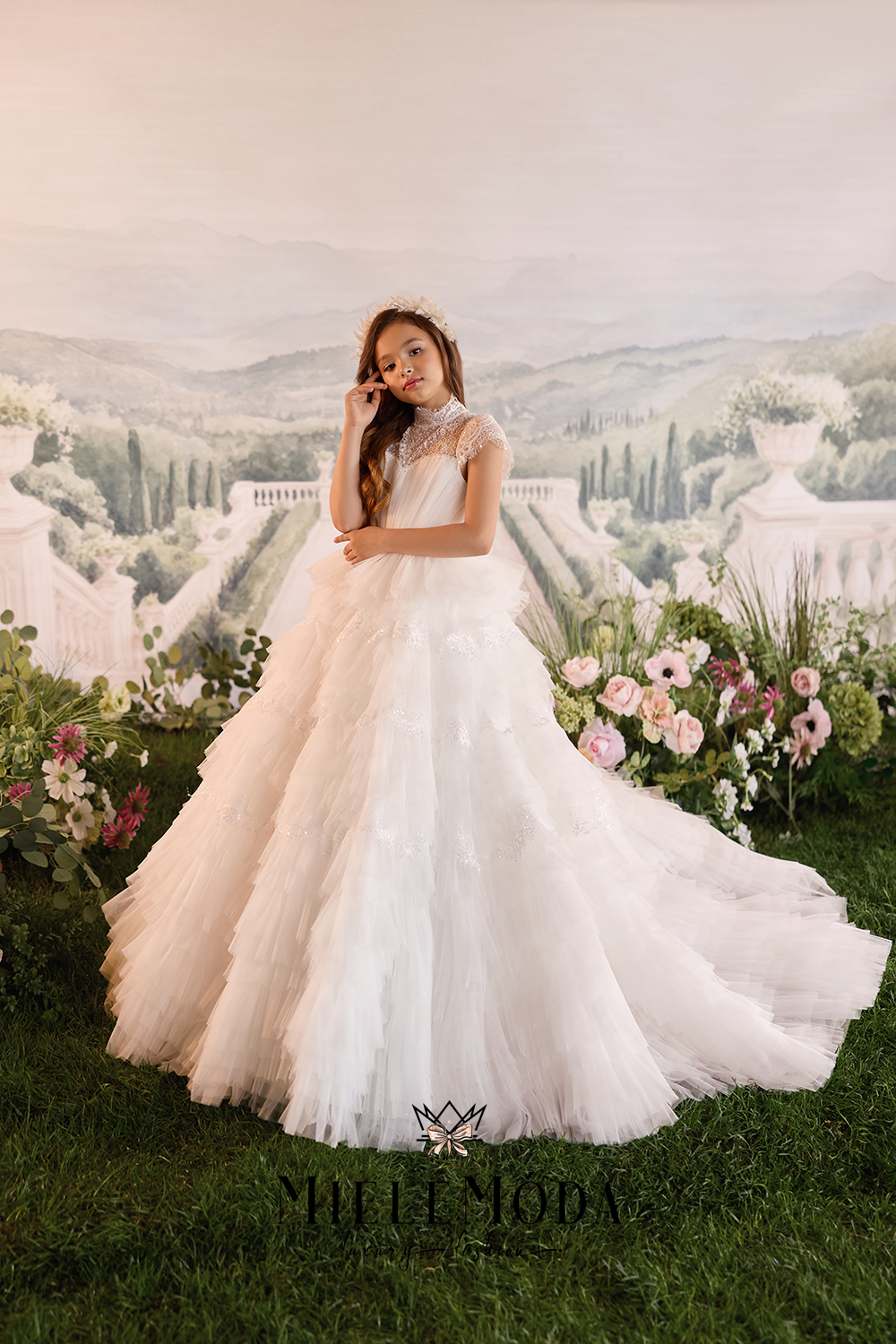 Marcelline Luxury Flower Girl Communion Dress