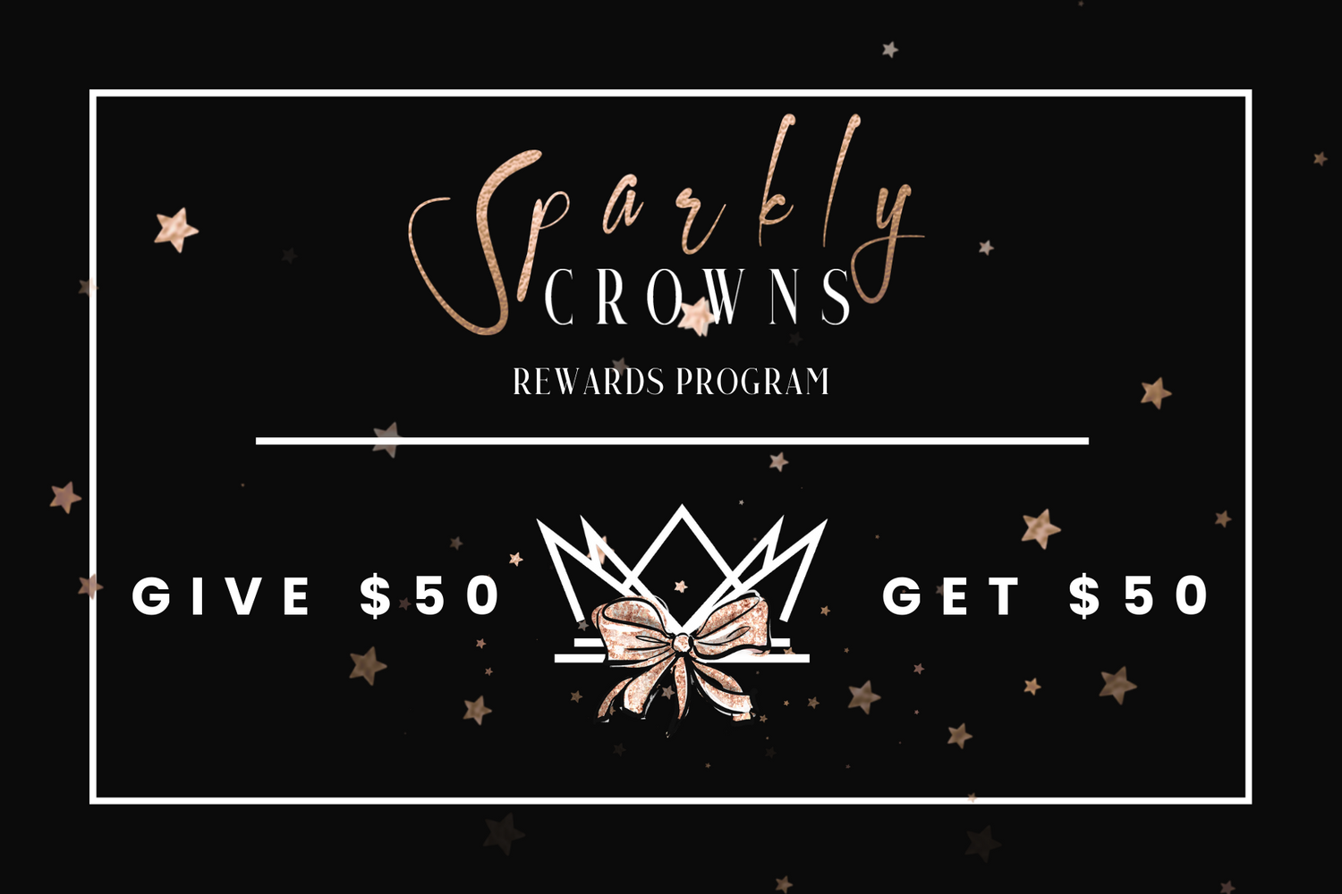 Sparkly Crown Rewards Program by Miele Moda Luxury Fashion