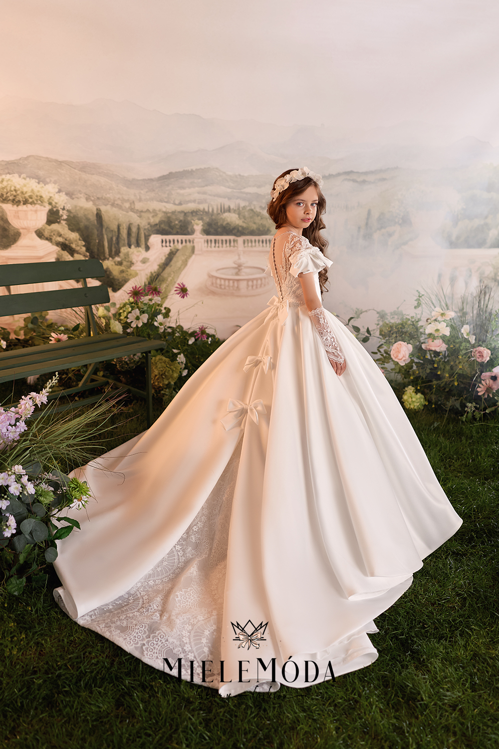 Ottavia Luxury Flower Girl Communion Dress