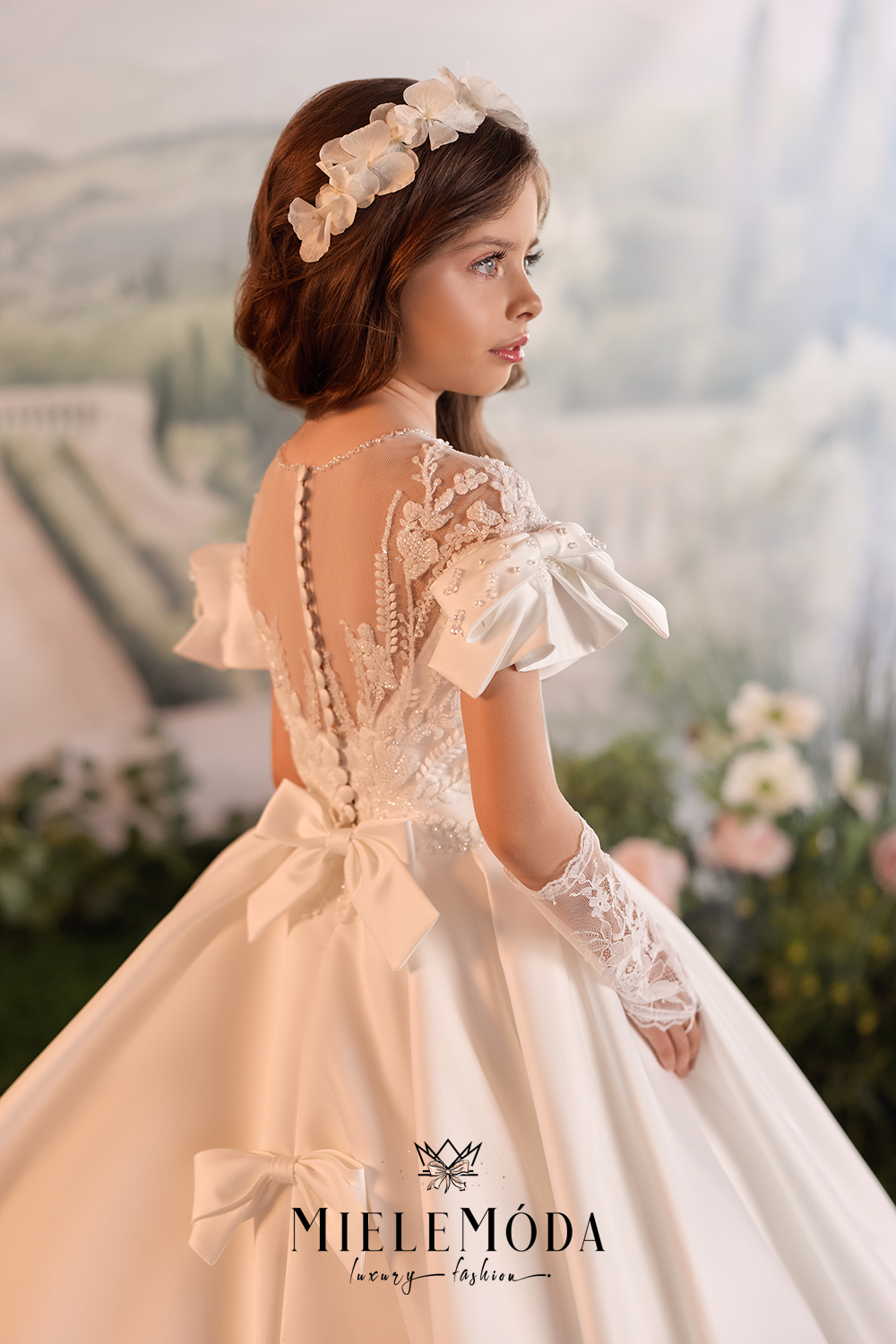 Ottavia Luxury Flower Girl Communion Dress