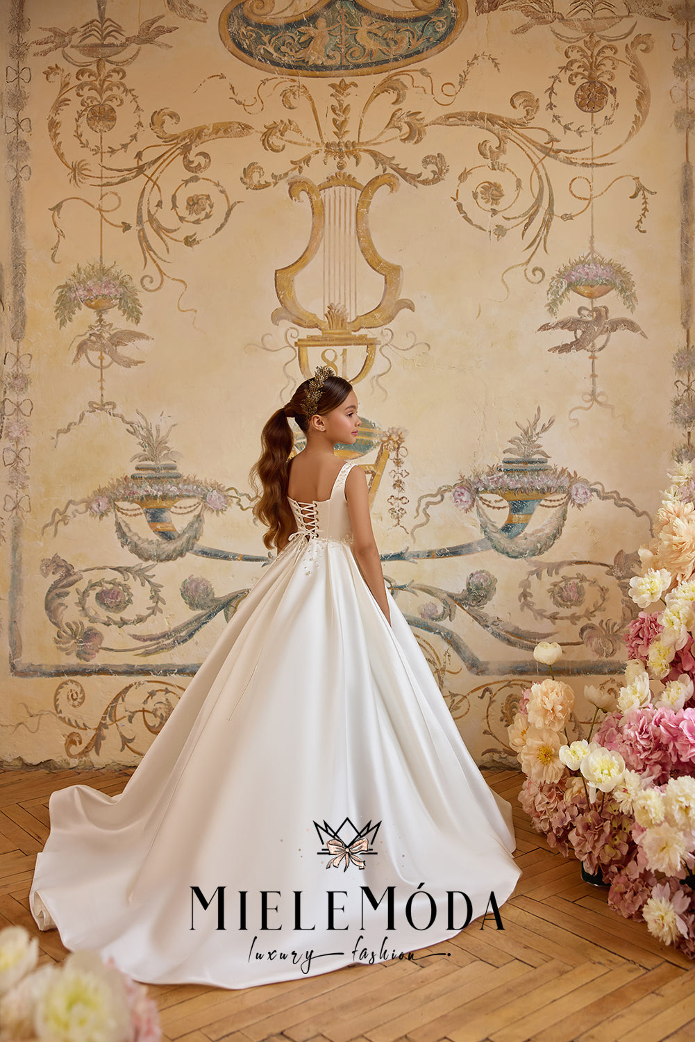Palais Fleuris Couture Communion Flower Girl Dress