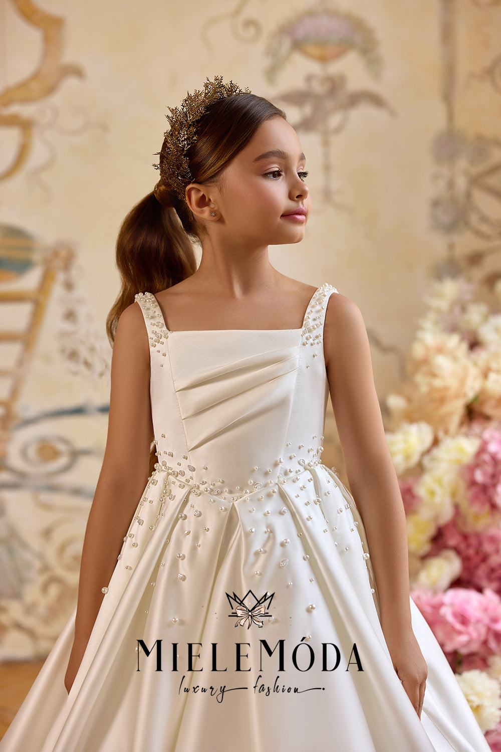 Palais Fleuris Couture Communion Flower Girl Dress