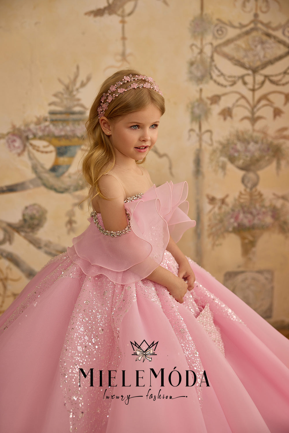 Papillon de Soie Couture Flower Girl Dress