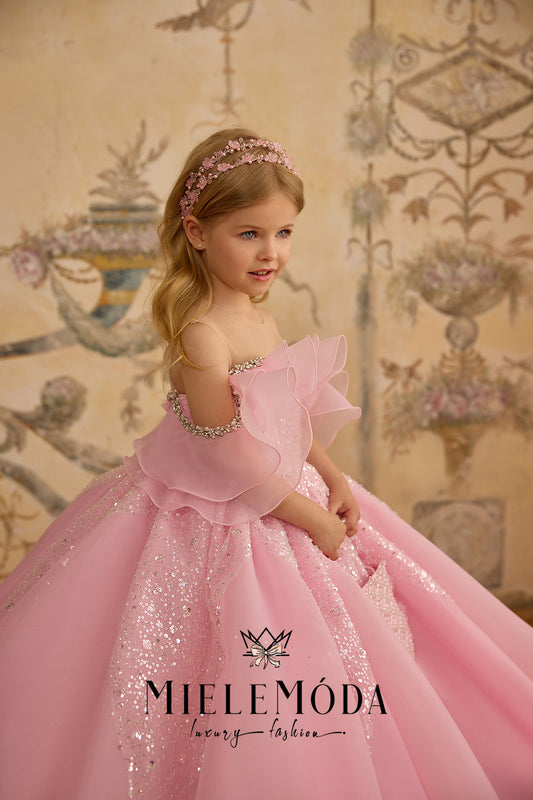 Papillon de Soie Couture Flower Girl Dress
