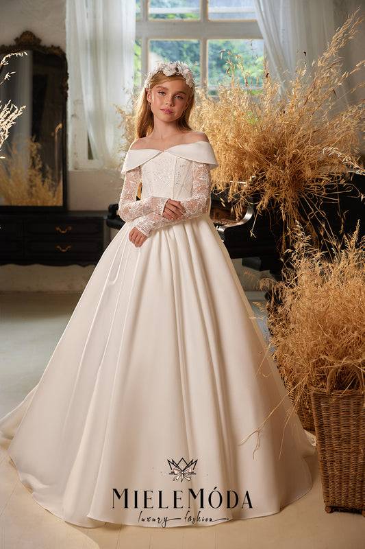 Peony Couture Flower Girl Communion Dress
