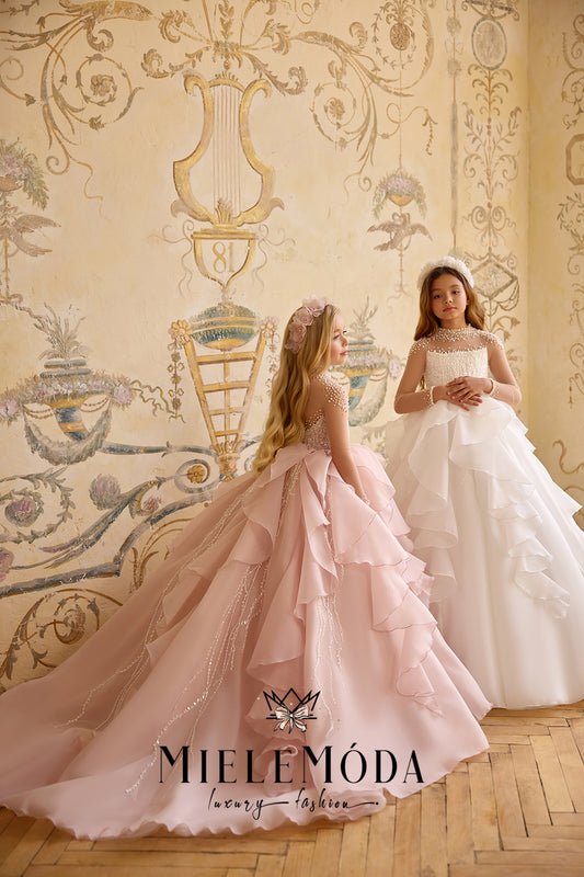 Petale Royale Couture Flower Girl Dress