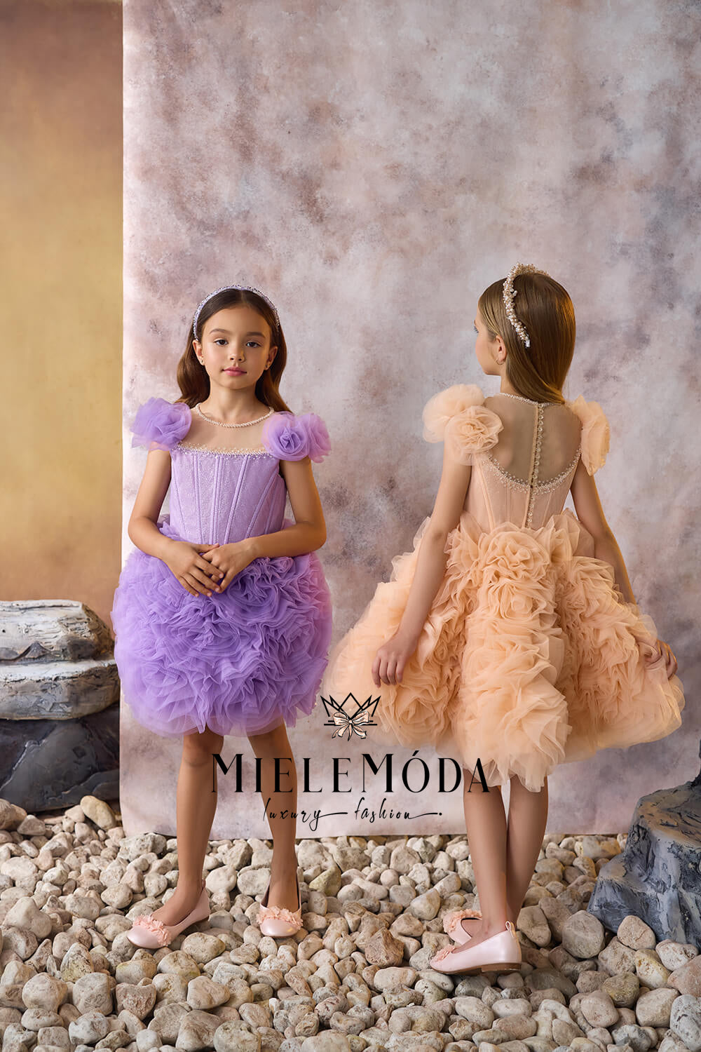Radiant Dawn Couture Flower Girl Dress