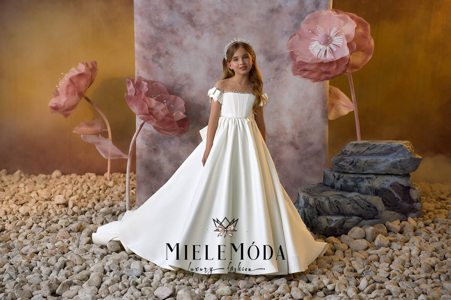 Radiant Ivy Couture First Communion Dress