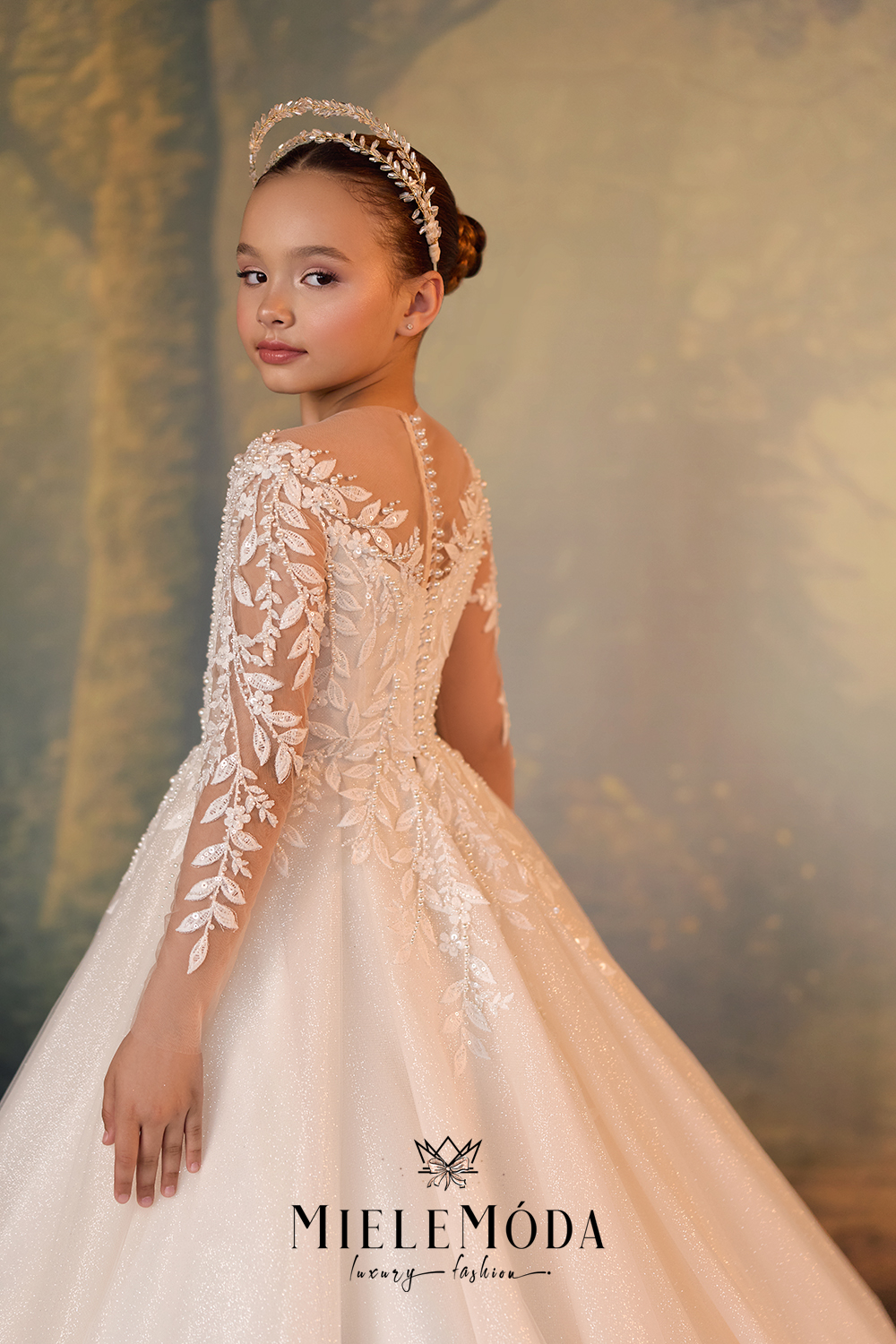 Rosalie Couture Flower Girl Communion Dress